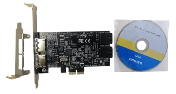(image for) Tekmart Africa 4-Channel 6-Port SATA 6Gb/S PCIe RAID Host Card