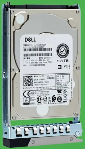 (image for) 00WRRF Dell 1.8tb 10K SAS 12gbps SFF HDD in 14-17G Caddy