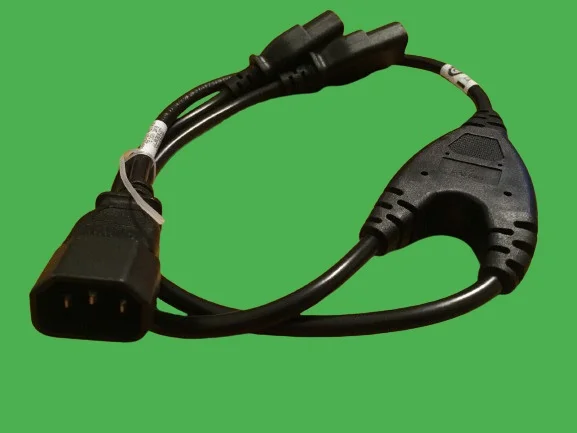 (image for) 039-050-001-06 EMC 1XC14 to 2XC13 Extension Power Cord