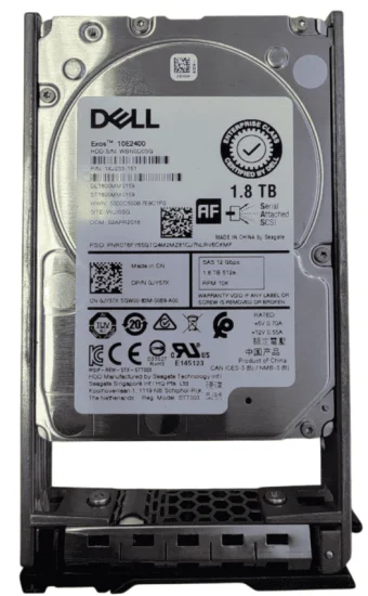 (image for) 0JY57X Dell G14-G17 1.8TB 12G 10K 2.5in 512e HDD w/DXD9H Caddy