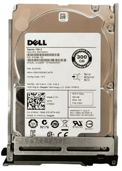 (image for) 0745GC Dell 300GB 6G 10K 2.5in SP SAS Hard Drive w/G176J Caddy
