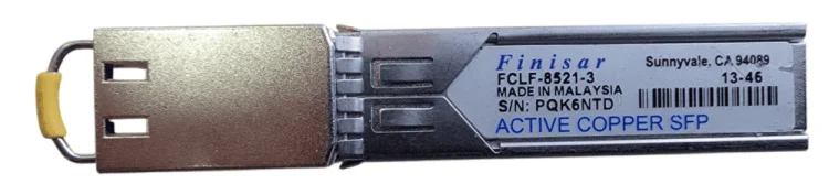 (image for) FCLF-8521-3 Finisar RJ-45 1000Base-T RJ45 Active Copper Module