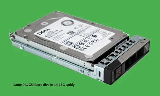 (image for) 0G2G54 Dell 1.2TB 10K SAS 12Gb 512n SFF HDD Fully Assembled kit