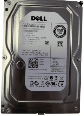 (image for) 0H962F Dell 250GB 7.2K 3.5in SATA Internal Hard Drive