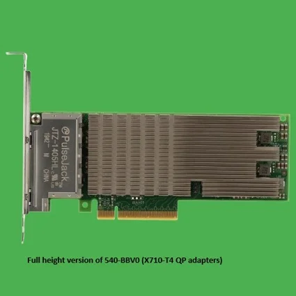 (image for) 0K5V44 Dell Intel X710-T4 10GbE 4-Port RJ-45 FH Network Adapter