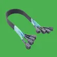 (image for) 0K9TVP Dell NVMe PCI-e Cable for Extender Expansion Card