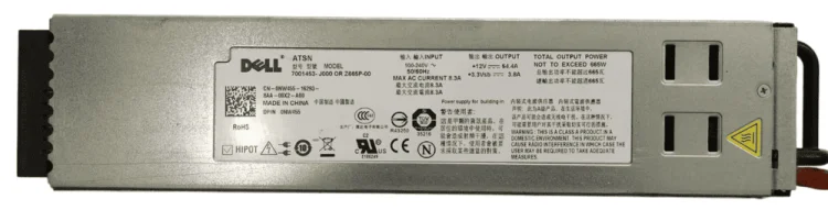 (image for) 0MY064 Dell PowerEdge 1950 670W Server Power Supply (DPS-670CB)