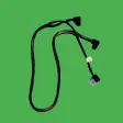 (image for) 0NF4JP Dell Power Edge R730 R730XD HDD Riser Cable