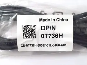 (image for) 0T736H Dell 250 Volt 13 Amp C13 to C14 Power Cord Cable