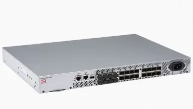 (image for) 0U510F Dell Brocade 300 24x SFP+ 8-Port Switch 8x 8Gb GBICs