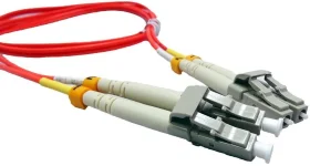 (image for) 1 Meter Multimode Duplex Fiber Optic Cable LC to LC