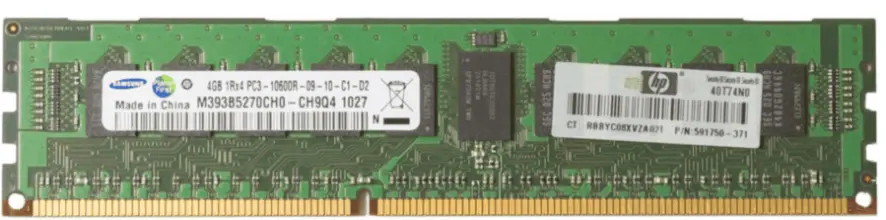 (image for) 591750-371 HP 4GB 1Rx4 Server RAM Module