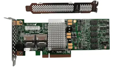 (image for) AOC-USAS2LP-H8I SuperMicro BC 2108 8-Port 6Gbps Raid Controller