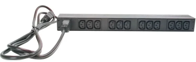 (image for) AP9565 APC Rack 1U Basic PDU 16A/208/230V Surge Protector