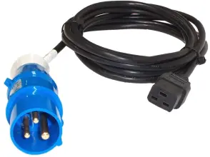 (image for) C316P6S Hubbell HBL 16A 250V Watertight Pin and Sleeve Plug