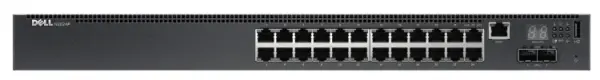 (image for) 0P06N DELL PowerConnect N2024P 24x1GB BASE-T 2x10GB SFP+ PoE Switch