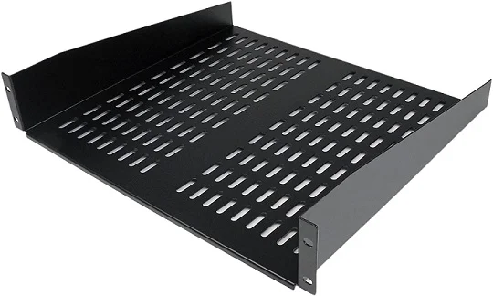 (image for) 2U 40cm Universal Vented Rack Mount Cantilever Shelf