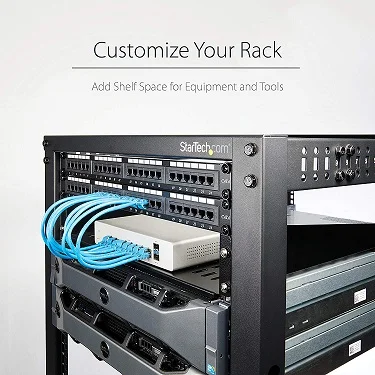 (image for) 2U 40cm Universal Vented Rack Mount Cantilever Shelf