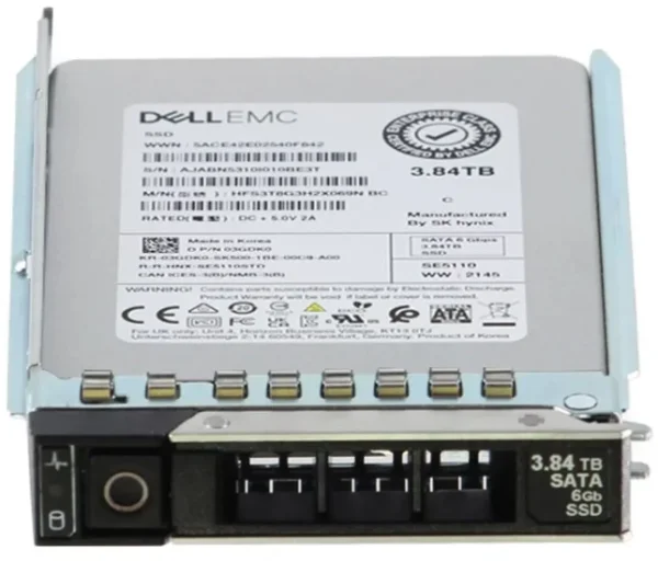 (image for) 345-BBDK Dell 3.84TB SATA 6G RI SFF Internal SSD