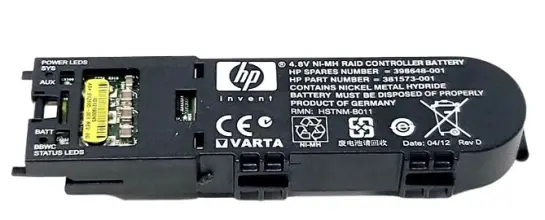 (image for) 381573-001 HP P-Series BBWC 4.8V Battery (without Cable)