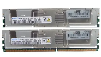 (image for) 397415-B21 HP 8GB (2x4GB) PC2-5300 SDRAM Memory Module Kit