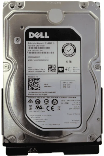 (image for) 3PRF0 Dell 6TB 12G 7.2K 3.5in SAS Hard Drive w/ 063T9G Tray
