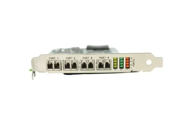 (image for) 455088-001 QLogic qle2464 4-Port PCI-eOptical FC Low Profile HBA