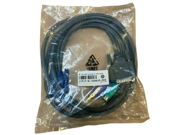 (image for) 438610-002 HP 1X4 KVM Console PS2 Cable