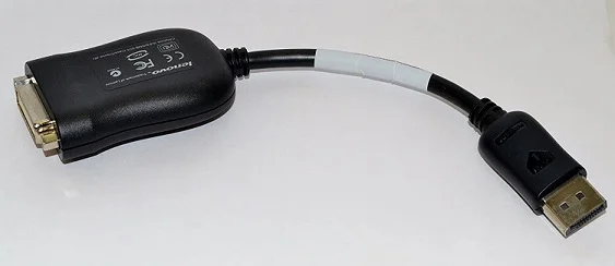 (image for) 43N9160 IBM LENOVO DISPLAY PORT TO DVI ADAPTER, DISPLAY PORT