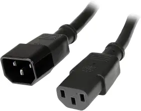 (image for) 450-ABLC C13 to C14 PDU Style 10 AMP 6.5 Feet (2m) Power Cord
