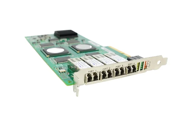 (image for) 455088-001 QLogic qle2464 4-Port PCI-eOptical FC Low Profile HBA