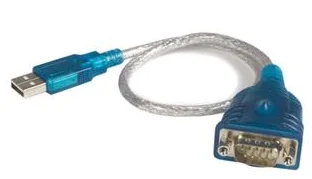 (image for) 4R3WX Dell DB9 to 3.5mm stereo plug serial reset cable