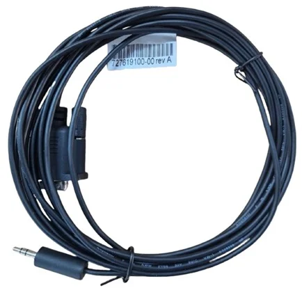 (image for) 4R3WX Dell DB9 to 3.5mm stereo plug serial reset cable