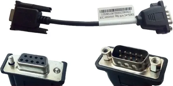 (image for) 54Y9383 Lenovo 9-Pin Male to VGA (9-Pin Female) Converter