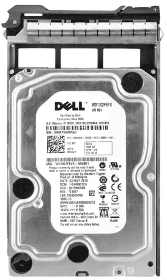 (image for) 50XV4 Dell WD1002FBYS 1TB 3G 7.2K LFF 3.5in SATA Hard Drive