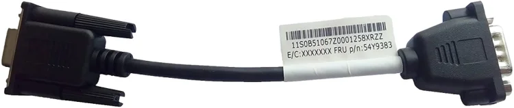 (image for) 54Y9383 Lenovo 9-Pin Male to VGA (9-Pin Female) Converter