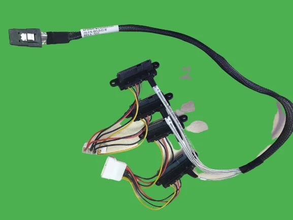 (image for) 645592-002 HP ML110 G7 Mini SAS TO (4) Four SATA Split Cable