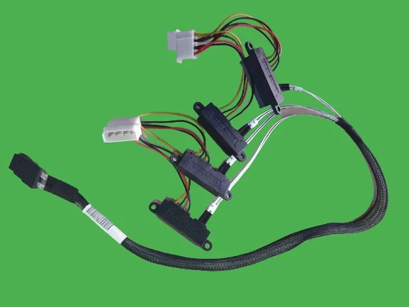 (image for) 645592-002 HP ML110 G7 Mini SAS TO (4) Four SATA Split Cable