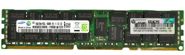 (image for) HP 647901-B21 16GB (1X16GB) 1333MHZ PC3-10600 CL9 ECC REGISTERED