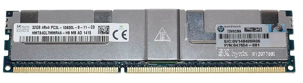 (image for) 664693-001 HP 32GB DDR3L PC3-10600L Memory for HP ProLiant