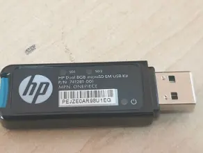 (image for) 741281-001 HP Dual 8GB MicroSD EM USB Kit