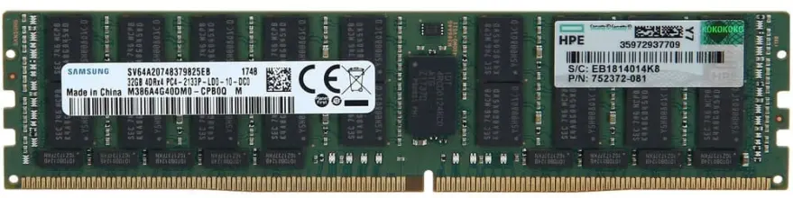 (image for) 774174-001 HP 32GB (1x32GB) PC4-17000 SDRAM Memory Module