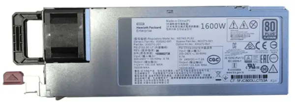 (image for) 830270-201 HPE ProLiant DL380 G10 1600W Server Power Supply