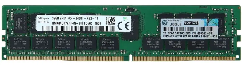 (image for) 805351-B21 HP 32GB (1x32GB) DDR4 SDRAM DIMM Smart Memory