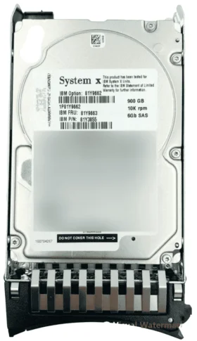 81Y9662 IBM 900GB 10K 6G 2.5in SED SAS G2HS HDD (image for) 81Y9662 IBM 900GB 10K 6G 2.5in SED SAS G2HS HDD