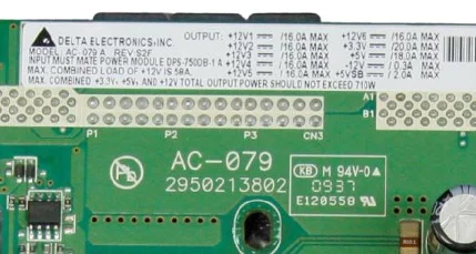 (image for) AC-079 A REV S2F Express5800/R120a-2 Power Distribution Board