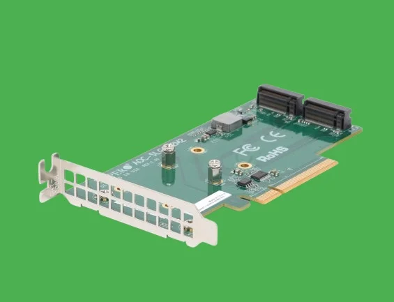 (image for) AOC-SLG3-2M2 Supermicro PCI-e add-On Card for up to 2 NVMe SSDs