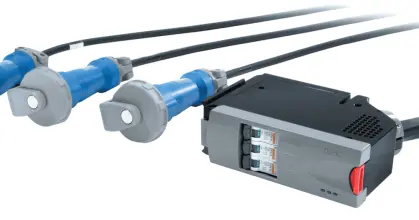 (image for) APC 3x1Pole 3 Wire 230v 32A 3.6M Power Distribution Module