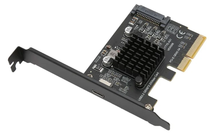 (image for) ASM3242 ASMedia Single-Port USB C (3.2) to PCIE 3 20-Gbps Card