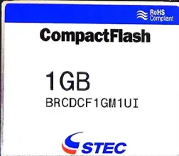 (image for) BRCDCF1GM1UI CompactFlash 1GB STEC Memory Card